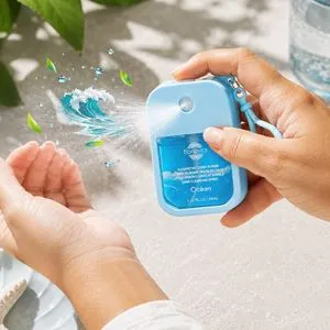 Spray dezinfectant pentru maini, 34 ml, aroma ocean, cu breloc