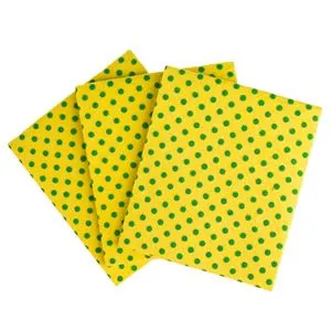 Lavete Absorbante Galbene cu Scrub Dots 30x30cm