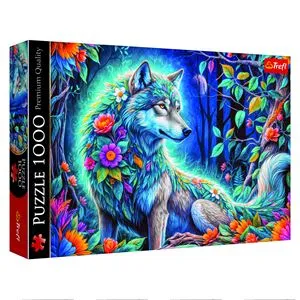 Puzzle Lup Multicolor cu 1000 de Piese pentru Adulți