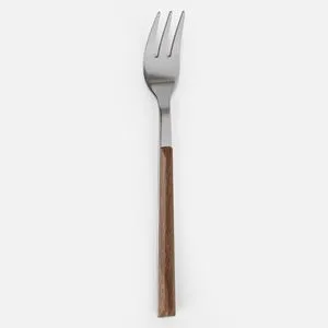 Set de furculițe din otel inoxidabil cu maner de lemn 16cm