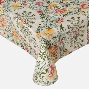 Față de Masă Plastifiată cu Model Floral, 180x140cm