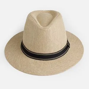 Palarie Panama Unisex, Bej Natural, Marimea 59