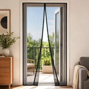 Plasă magnetică anti insecte pentru ușă de balcon 100x220cm