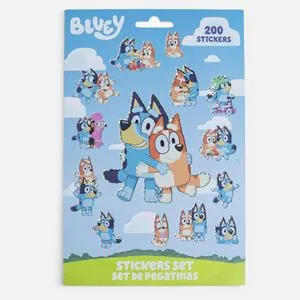 Set Autocolante cu Personaje de Desene Animate, 200 buc