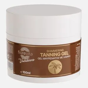 Gel de bronzare cu sclipici, 150 ml, aspect auriu