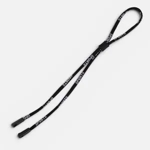 Lanyard Sport Negru pentru Ochelari – Ajustare și Siguranță
