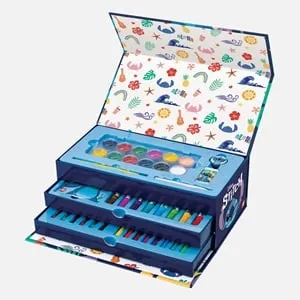 Set de Colorat în Valiză cu Personaj Disney Stitch