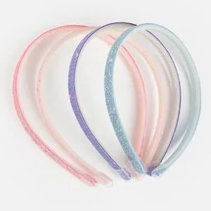 Set Bentite pentru Copii cu Glitter Holografic, 4 buc, Pastel
