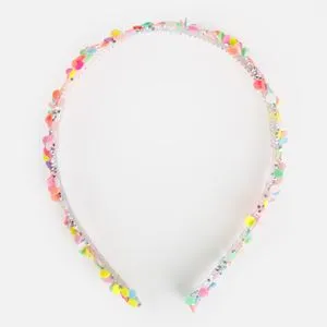 Bentita pentru copii, Transparenta cu Confetti si Strasuri