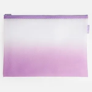 Portofel Impermeabil cu Aspect de Plasă, 32x23 cm, Degrade Lila