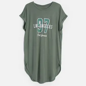 Rochie de Plajă Verde Mentă Oversized pentru Stil Relaxat