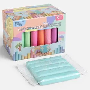 Plastilină Multicolor 8 Culori Pastel - Material Creativ