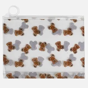 Portfard transparent cu model ursuleti, 23x17 cm