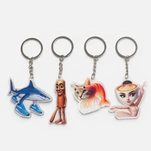 Set Brelocuri Figurine Brainrot 10cm - 4buc