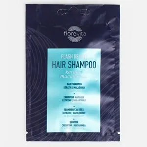Șampon cu Keratină și Ulei de Macadamia, 30 ml, Travel Size