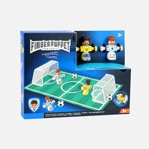 Set Teren de Fotbal cu Finger Puppet și Figurine
