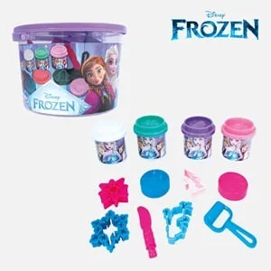 Set Plastilina cu Galetusa si Accesorii, 4 x 50g, Multicolor
