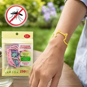 Bratari cu Citronela, Multicolore, 12 buc, Silicon