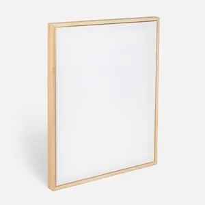 Pânză albă pentru pictură cu ramă din lemn 12x24 cm
