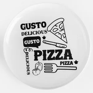 Platou de servire pentru pizza din opal cu imprimeu decorativ
