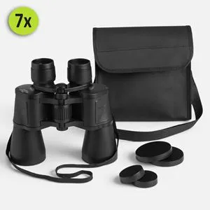 Binoclu optic 7x pentru observare detaliată, dimensiuni 18x20x6,5 cm