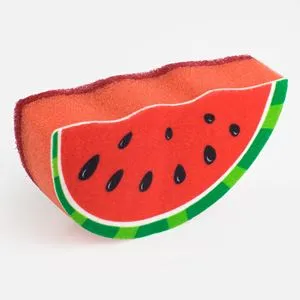Burete de Bucătărie în Formă de Felie de Pepene, 1 Bucată, Roșu și Verde