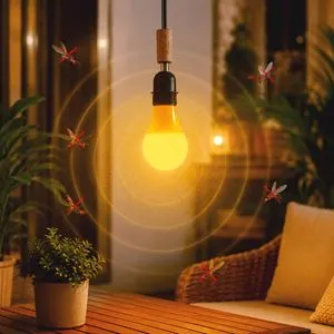 Bec LED Anti-Insecte cu Lumina Galbena E27 7W