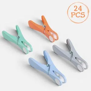 Cârlige de rufe Softgrip 9cm, set de 24 bucăți