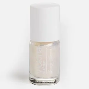 Oja de lunga durata, Alb cu Glitter, 6 ml