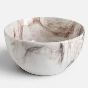 Bol Ceramic cu Model Marmura Maro - Finisaj Lucios