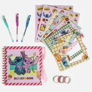 Album Scrapbook cu Accesorii Creative 20x20 cm și Pixuri Colorate