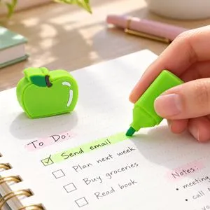 Mini Evidentiator Verde, Design Creativ de Măr, Compact