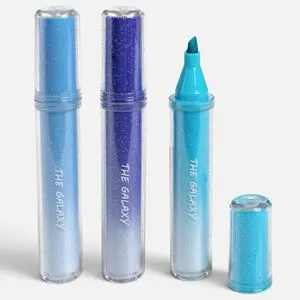 Evidentiatoare colorate cu efect glitter