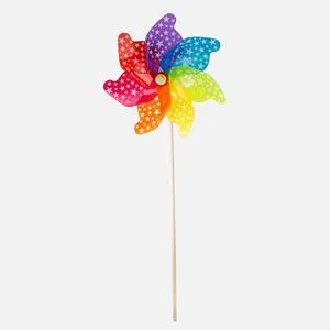 Moară de Vant Gigantă Multicoloră 110cm pentru Decor