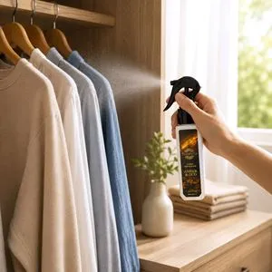 Spray odorizant pentru textile si haine, aroma de chihlimbar, 200 ml