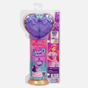 Papusa Ariel Disney Princess cu accesorii Jewel Reveal