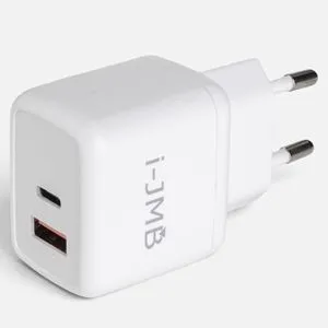 Incarcator rapid USB Type-C cu 2 porturi, alb