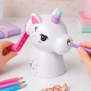 Ascutitoare mecanică creativă, formă unicorn