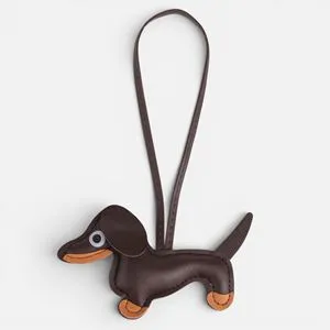 Breloc Decorativ Câine, 13 cm, Maro