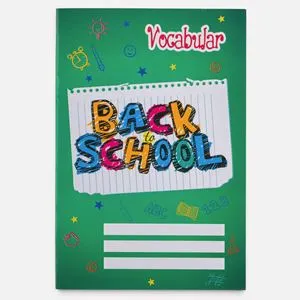 Caiet Vocabular 24 File cu Coperta Verde Back to School