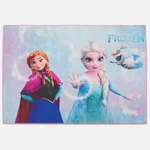 Covor decorativ pentru copii 120x80 cm, model Frozen, textura moale