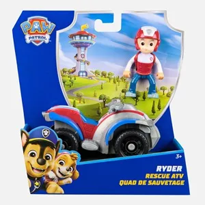 Vehicul de salvare Paw Patrol Ryder - ATV cu roți reale pentru jocuri
