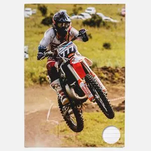 Caiet Studențesc A4 Dictando cu Motociclist Motocross - 60 File