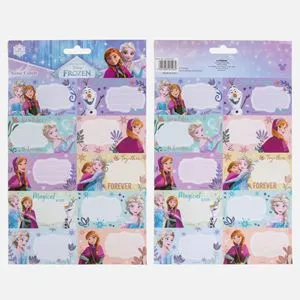 Etichete autoadezive Frozen pentru copii, 10 bucăți, 2 file