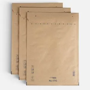 Plicuri Corespondență Maro cu Protecție, 25x35cm - 3 buc