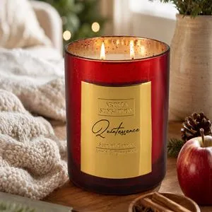 Lumanare Parfumată de Crăciun cu Aroma Apple Cinnamon