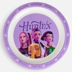 Farfurie din plastic K-POP Ø21,5cm cu model decorativ Huntrix