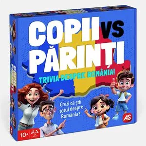 Copii vs Părinți – Trivia despre România, joc de societate pentru familie