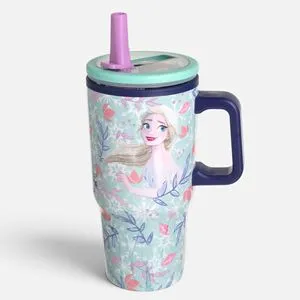 Termos din inox menta cu maner 640ml - Pahar termoizolant pentru băuturi