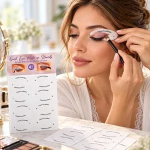 Sabloane autoadezive pentru eyeliner si fard de pleoape, set variat